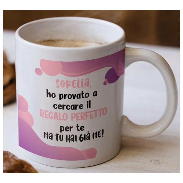 Idea regalo Tazza Simpatica per Sorella