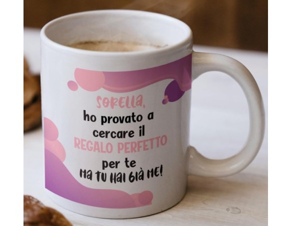Idea regalo Tazza Simpatica per Sorella