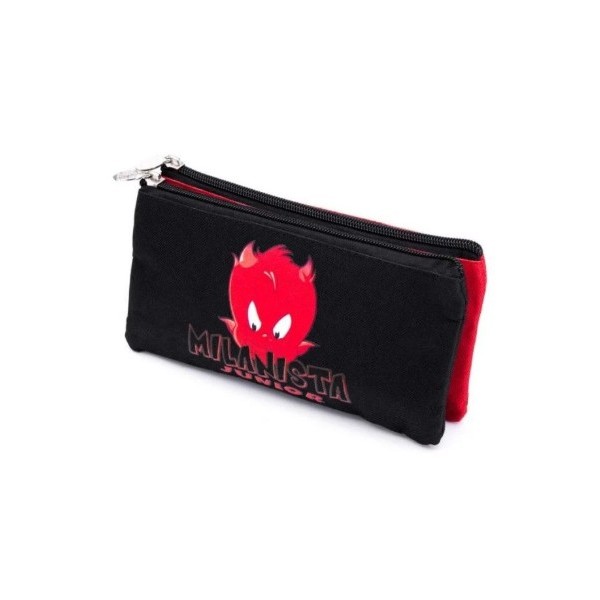 Milan | ASTUCCIO BUSTINA 2 ZIP NERO AC MILAN...