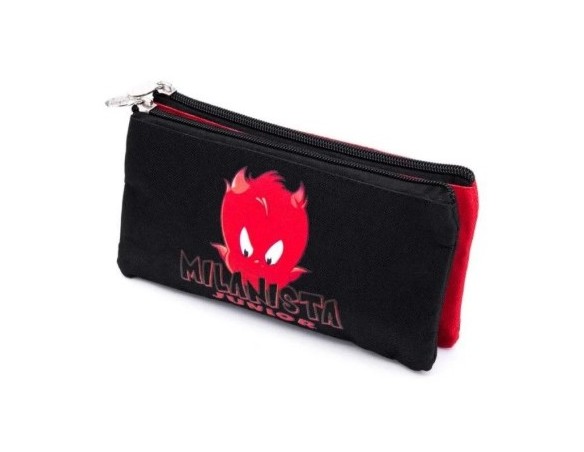 Milan | ASTUCCIO BUSTINA 2 ZIP NERO AC MILAN MILANISTA JUNIOR