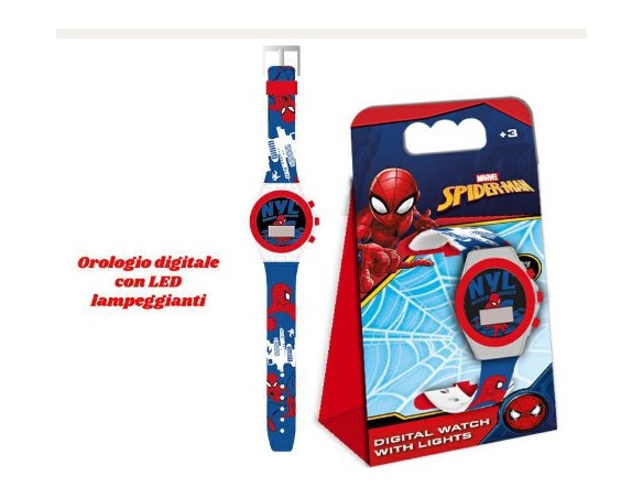 Spiderman | Orologio da Polso Spiderman digitale con led lampeggianti spiderman