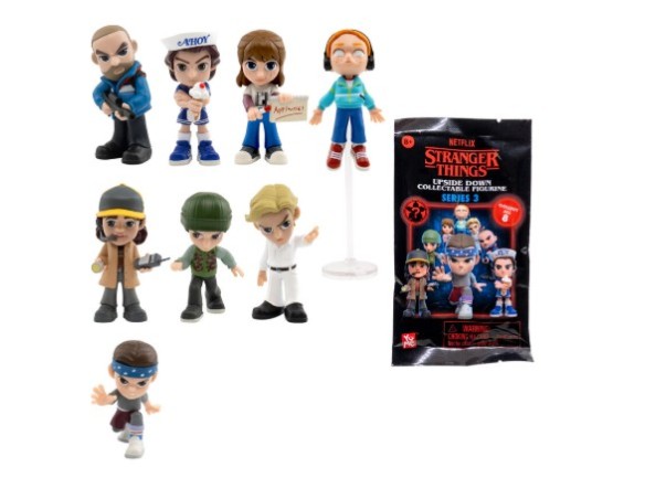 Stranger Things Bustina sorpresa Secret Capsule Mini Figures Upside Down Value TV Series 3 7 Cm YuMe Toys