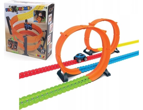 Pista Smoby Flextreme Discovery + Pista Flextreme Super Loop ( 2 scatole )