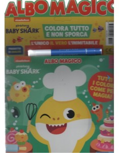 Albo magico - n. 3 - baby shark - bimestrale + pennarello
