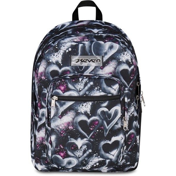 Seven Zaino Scuola FREETHINK, Doppio Scomparto,...