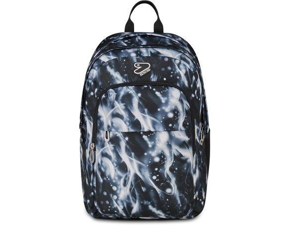 Seven Zaino Scuola The Double Pro XXL Detach, Nero, 34 L, Doppio Scomparto, Cuffie wireless incluse, Zaino Staccabile e reversi