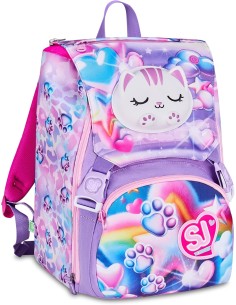 SJ GANG STYLE JAM GANG Zaino Estensibile GLOWCAT, Rosa,...