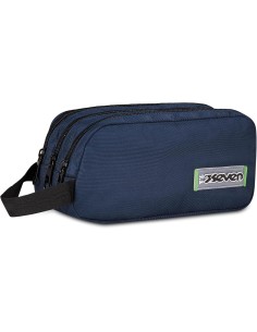 Seven Portapenne Scuola FREETHINK, Blu, Astuccio Triplo...