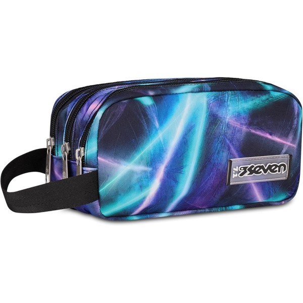 Seven Portapenne Scuola FREETHINK, Blu, Rosa,...