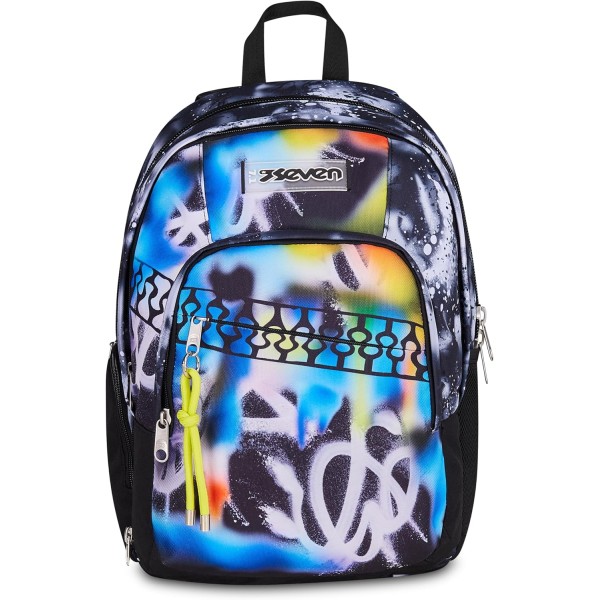 Seven Zaino Scuola Dual Detach BUZZY NOTE BOY,...