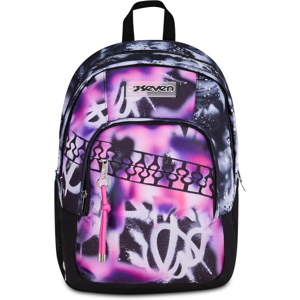 Seven Zaino Scuola Dual Detach BUZZY NOTE GIRL,...
