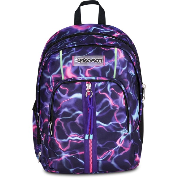Seven Zaino Scuola Dual Detach ELECTRICVIBE...