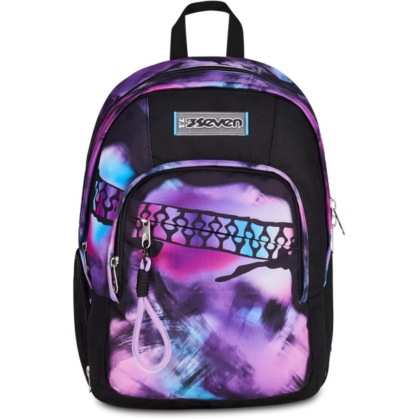 Seven Zaino Scuola Dual Detach PINK FUSION,...