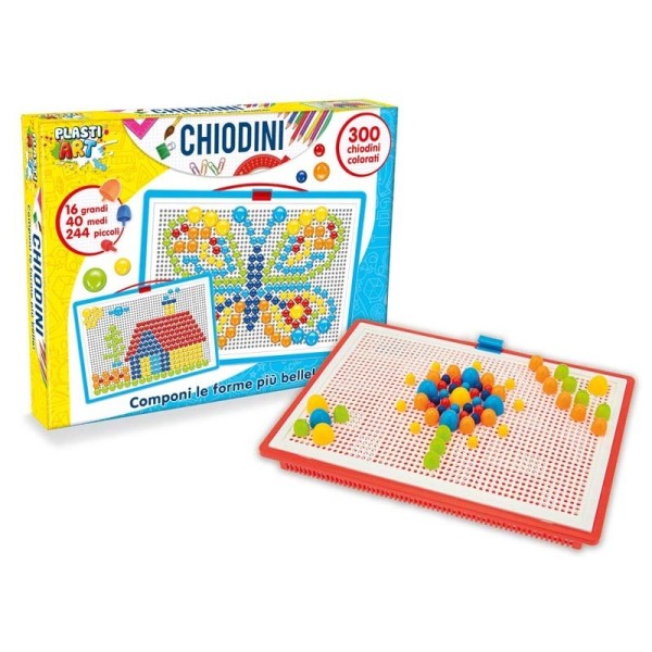 Teorema: Plastiart - Chiodini Colorati 300 Pz...