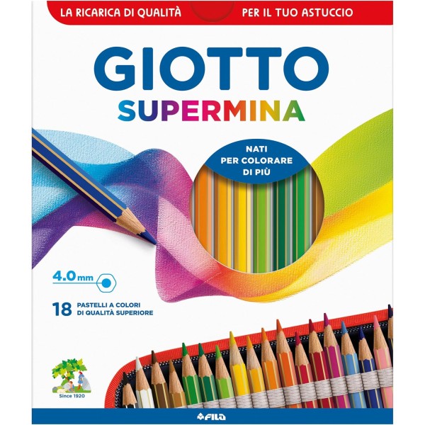 COLORI A PASTELLO GIOTTO SUPERMINA DA 18 4.0...