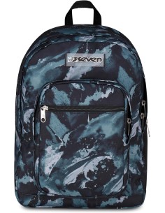 Seven Zaino Scuola FREETHINK, Doppio Scomparto, Grigio,...