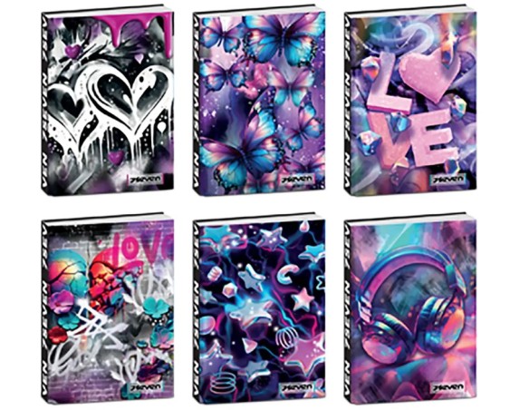 Seven | Diario Seven Girl Pocket 12 Mesi Datato 6 Grafiche