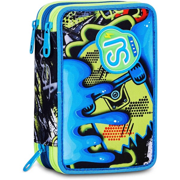 SJ GANG STYLE JAM GANG Astuccio Scuola 3 zip...