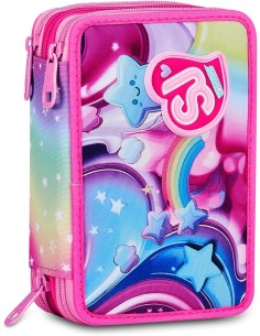 SJ GANG STYLE JAM GANG Astuccio Scuola 3 zip SOFT POUCH...