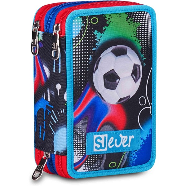 SJ GANG STYLE JAM GANG Astuccio Scuola 3 Zip,...
