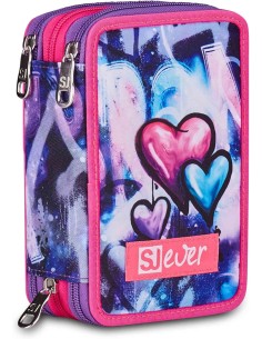 SJ GANG STYLE JAM GANG Astuccio Scuola 3 Zip, Sj Ever...