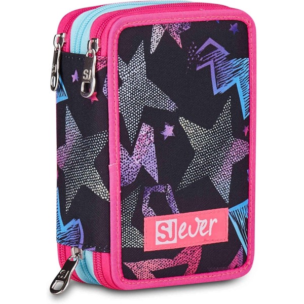 SJ GANG STYLE JAM GANG Astuccio Scuola 3 Zip,...