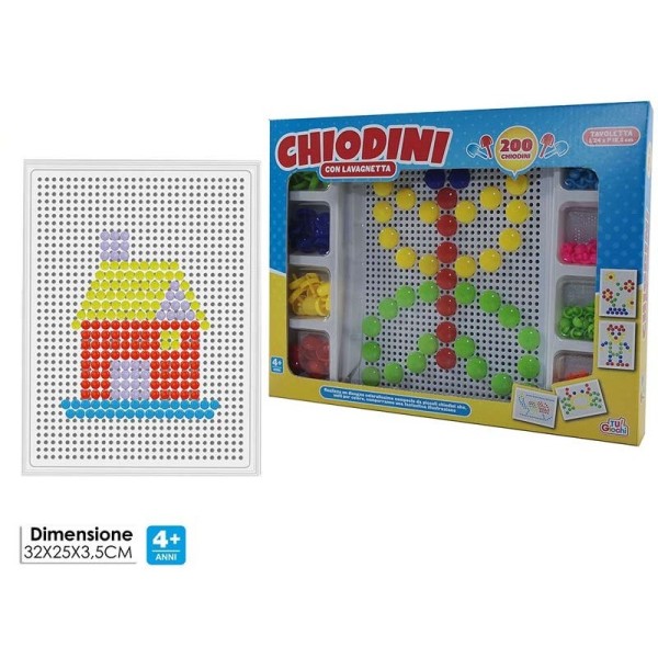 GENERAL TRADE CHIODINI CON LAVAGNETTA 200 PZ 10021
