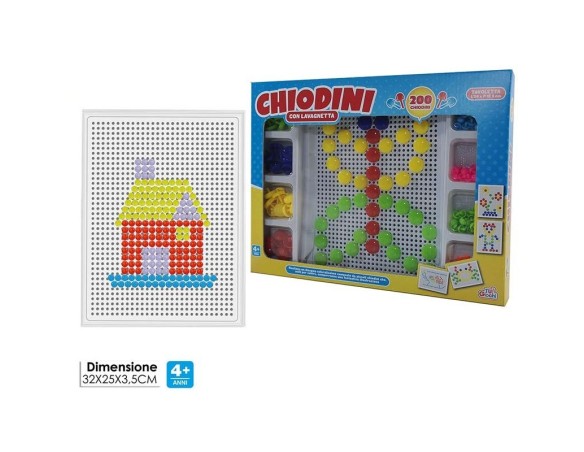 GENERAL TRADE CHIODINI CON LAVAGNETTA 200 PZ 10021