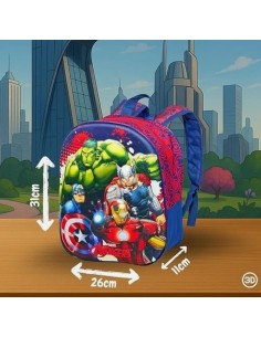 Avengers | Zaino 3D 31cm per l'asilo o il tempo libero... 2