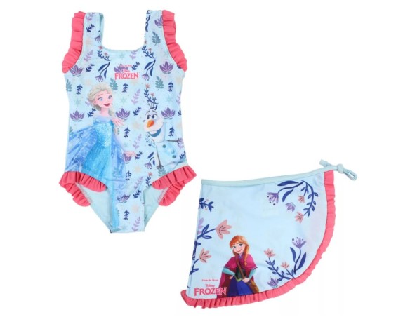 Frozen | COSTUME MARE FEMMINUCCIA INTERO FROZEN dalla 4 alla 8 anni + pareo