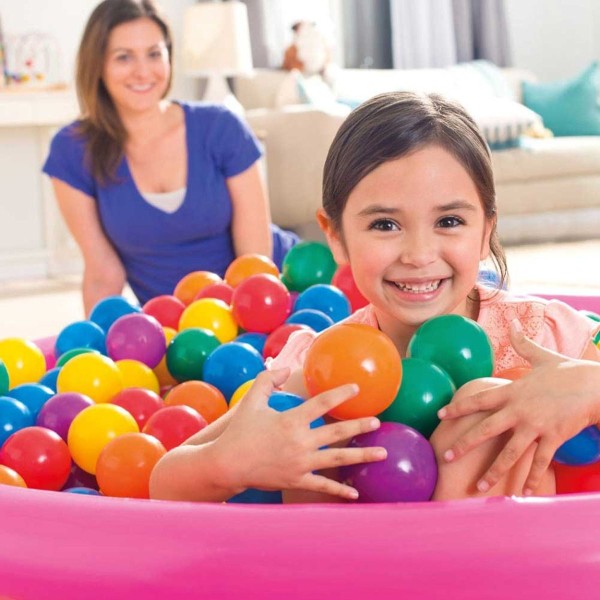 INTEX SET 100 PALLINE COLORI ASSORTITI CM 8 49600