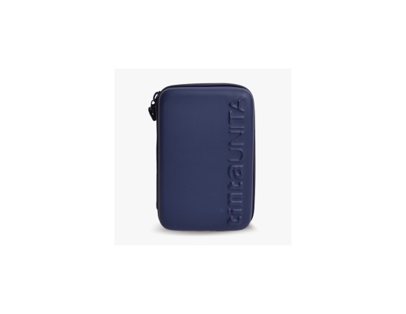 Astuccio Completo One Time Blu scuro3 piani una zip TintaUNITA con 18 Pastelli, 18 Pennarelli, 1 Penna Blu, 1 Penna Rossa, una 