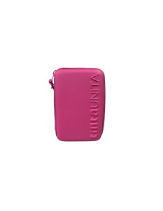 Astuccio Completo One Time Fucsia 3 piani una zip...