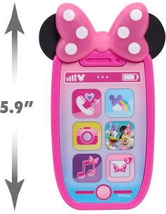 Telefono Smartphone Giocattolo Minnie Mouse Disney con... 2