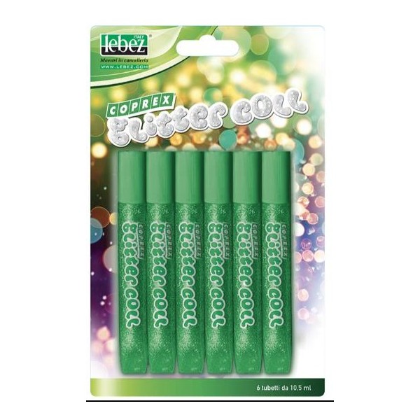 BLISTER COLLA GLITTER GEL SET 6 TUBI 10,5 ML....