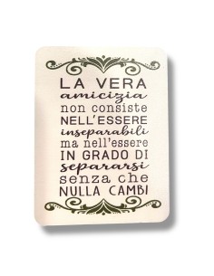 Fabula | Magnete 7cm calamita Dell'amicizia In Legno...