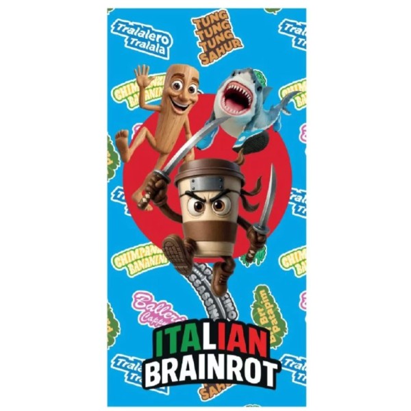 Brainrot | Telo Mare / Asciugamano per bambini,...