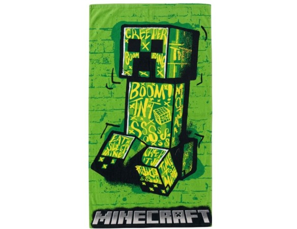 Minecraft | Telo Mare / Asciugamano per bambini, asciugatura rapida, ultra morbido, 140cm 70X140 Minecraft
