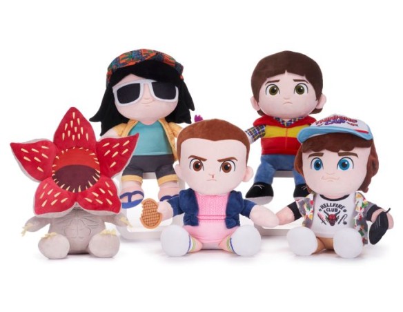 Peluche Stranger Things peluche 32cm in 8 assortimenti DEMOGORGONE dustin lucas MIKE undici will