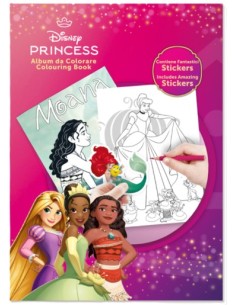 Principesse | Album Libro da colorare c/adesivi...