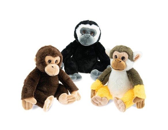 PELUCHE SCIMMIA SCIMMIE 18 CM 3 ASS 39421