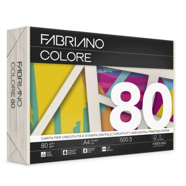 Carta Per Fotocopie Fabriano Colore 80 Gr/mq A4...