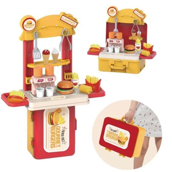 VALIGETTA CUCINA HAMBURGER SET 15 PZ 3 IN 1 CM...