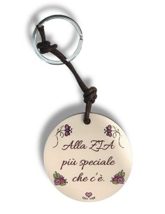 Fabula | Zia | Portachiavi Zia Fabula - 5cm - Spess 4 mm