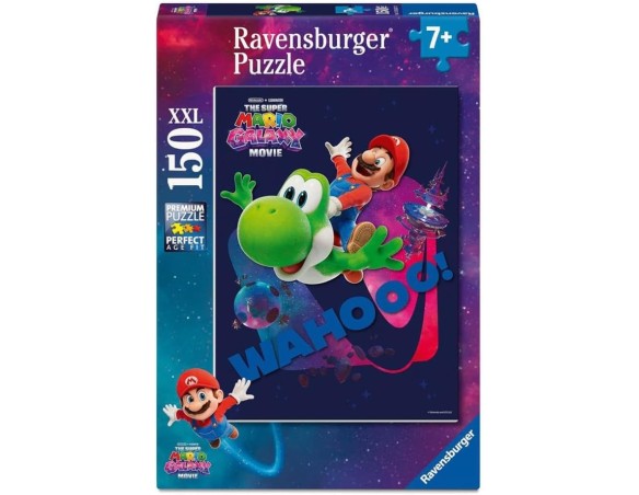 Ravensburger - Puzzle Super Mario, 150 Pezzi XXL - Puzzle Bambini 7 Anni, Collezione Super Mario, Giochi Educativi e Divertenti