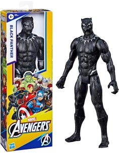 Avengers - Black Panther (Action figure 30 cm con blaster...