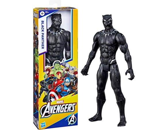 Avengers - Black Panther (Action figure 30 cm con blaster Titan Hero Blast Gear)