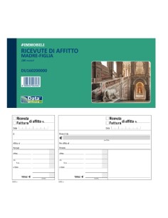 Blocco ricevute/fatture affitto madre-figlia - 100 pagine...