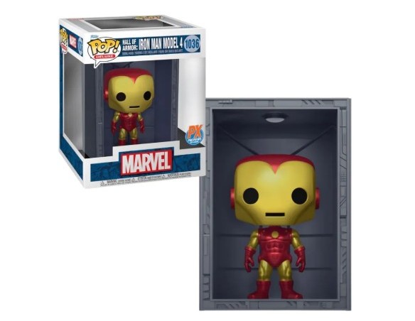 Funko POP! Hall of Armor: Iron Man Model 4 (1036) EXM DLX