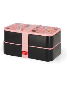 Legami - Porta Pranzo, Lunch Box, 3 Posate Incluse, Sushi...